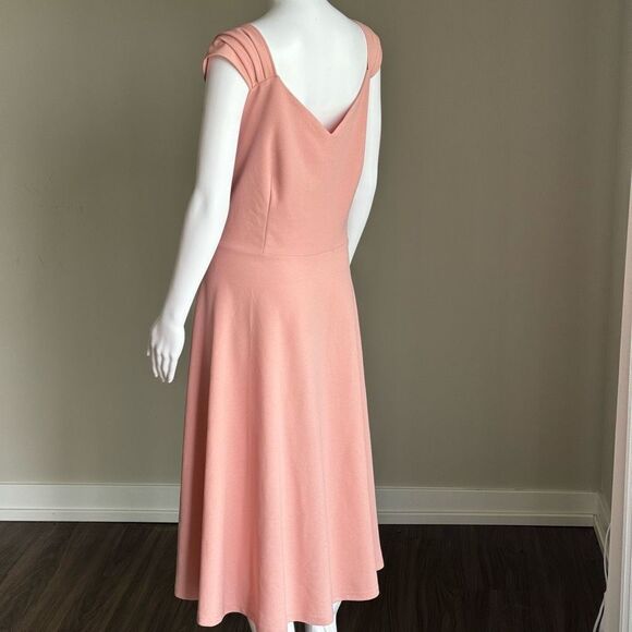 Dress Tells Vintage Inspired Plus Size Blush Cap Sleeve Dress 3XL - Picture 4 of 8